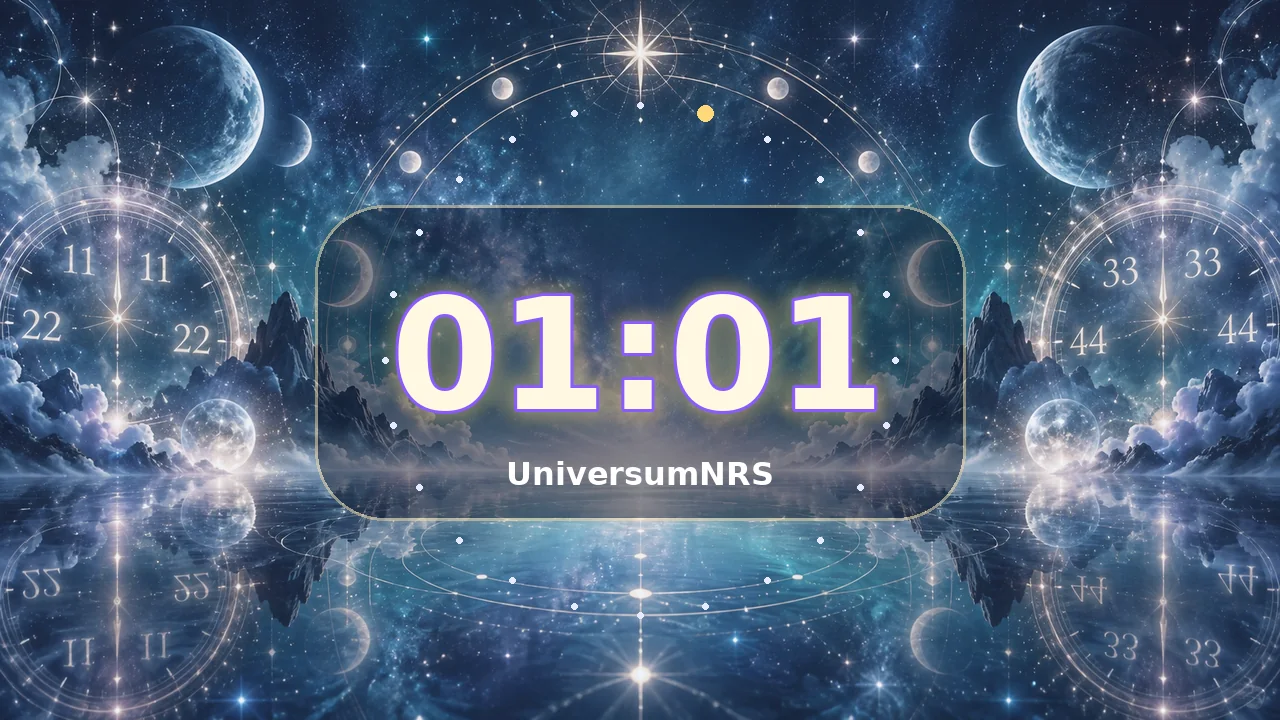 01:01 significado espiritual y mensaje de la hora espejo
