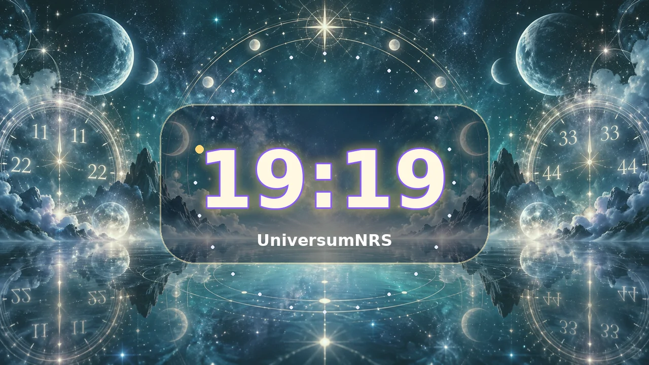 19:19 significado espiritual y mensaje de la hora espejo