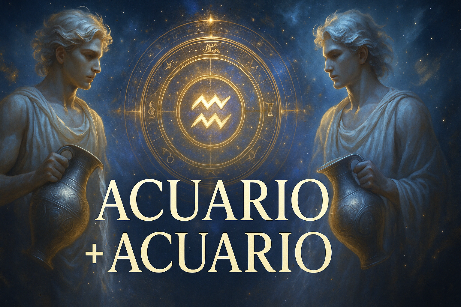 Compatibilidad zodiacal entre Acuario y Acuario en amor y relación espiritual
