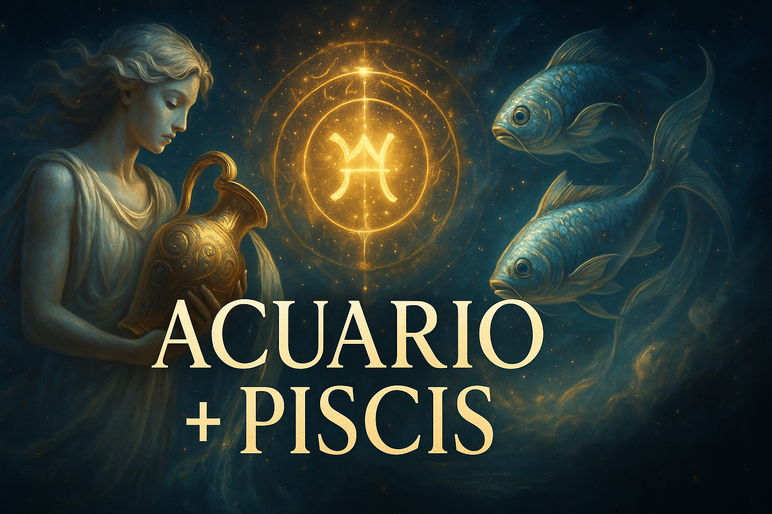 Compatibilidad zodiacal entre Acuario y Piscis en amor y relación espiritual