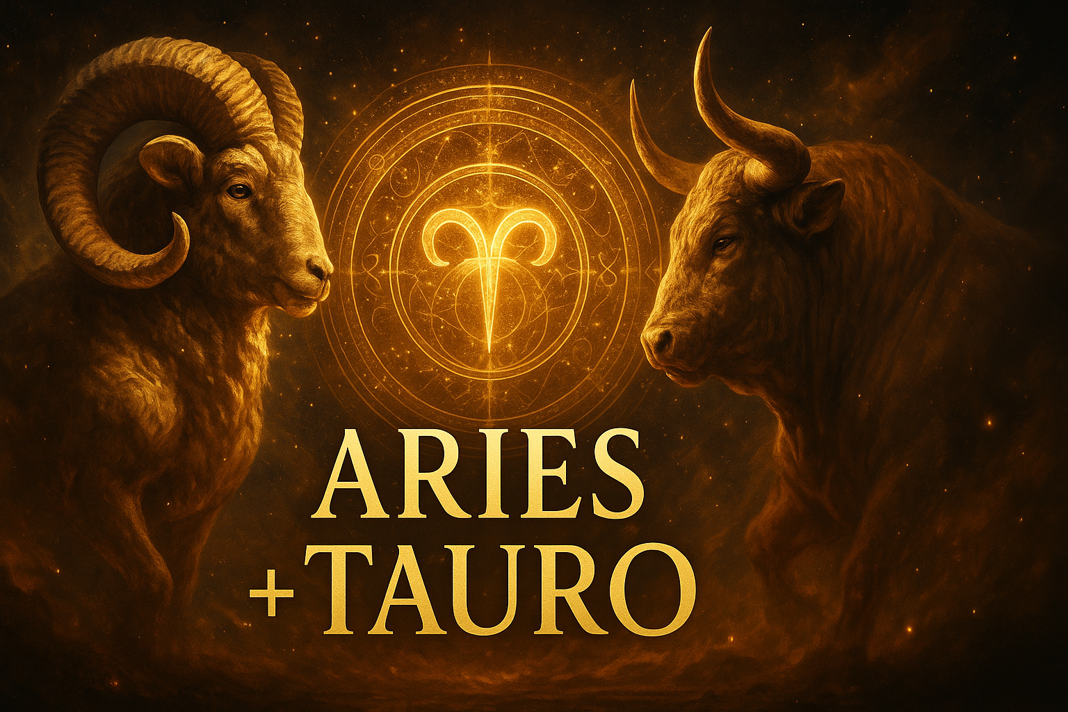 Compatibilidad zodiacal entre Aries y Tauro en amor y relación espiritual