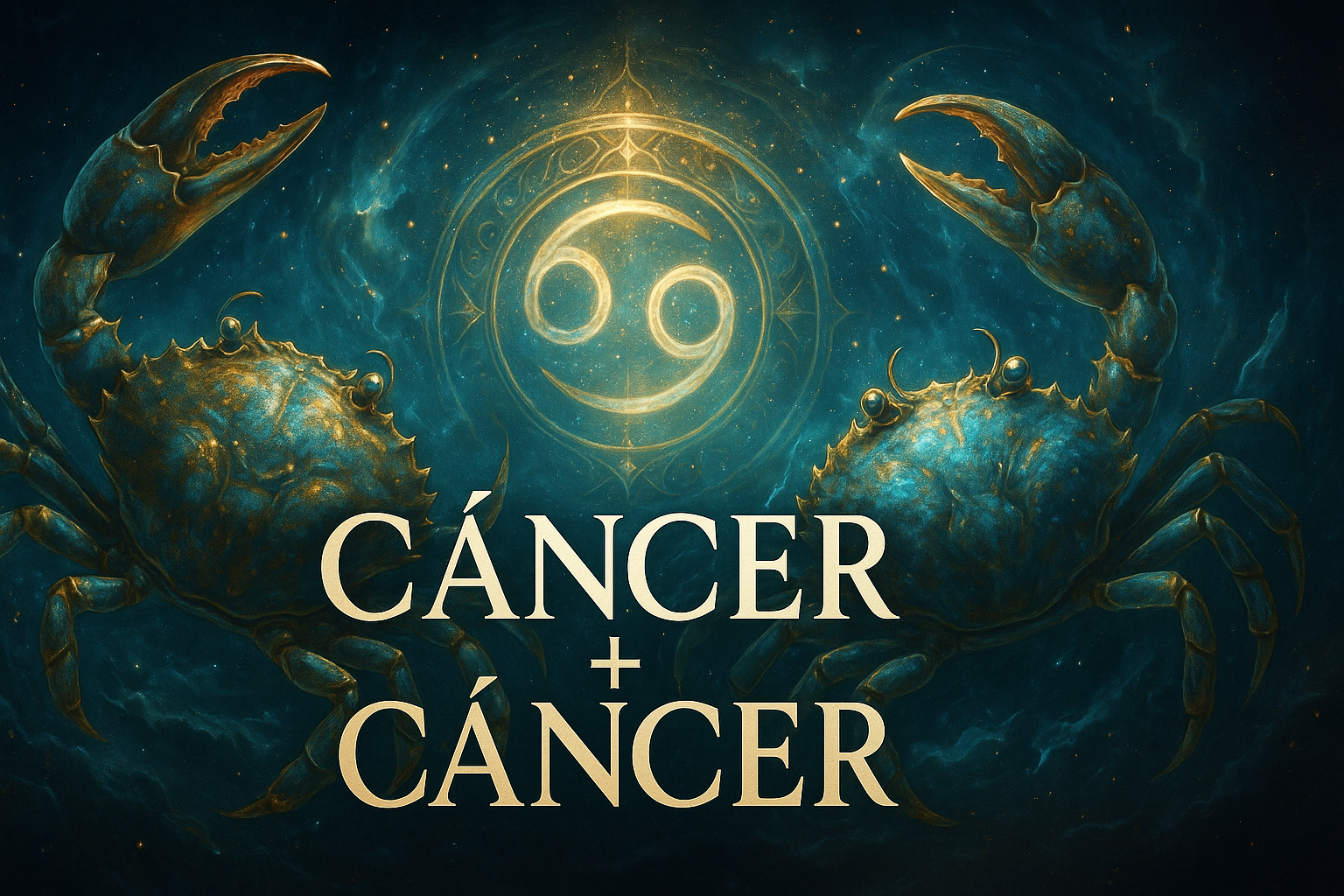 Compatibilidad zodiacal entre Cáncer y Cáncer en amor y relación espiritual