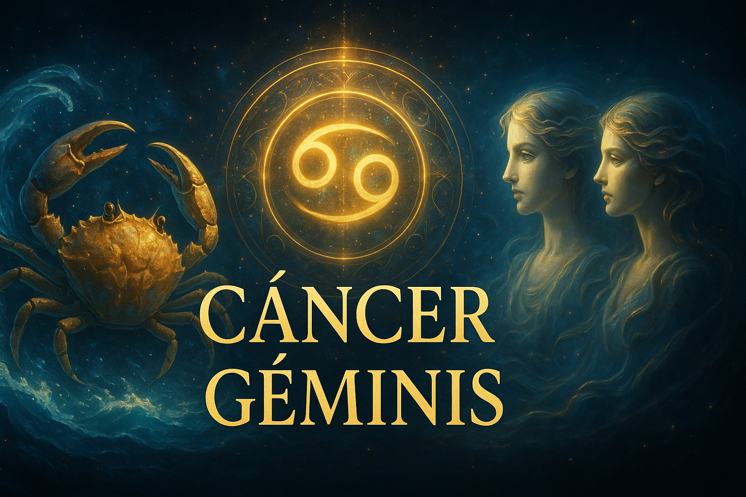 Compatibilidad zodiacal entre Cáncer y Géminis en amor y relación espiritual