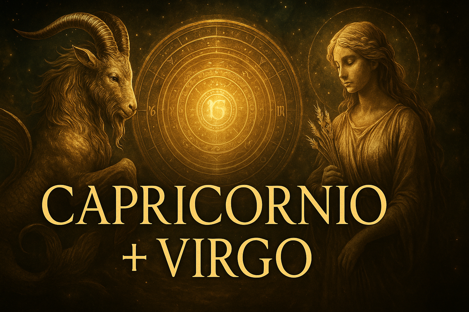 Compatibilidad zodiacal entre Capricornio y Virgo en amor y relación espiritual