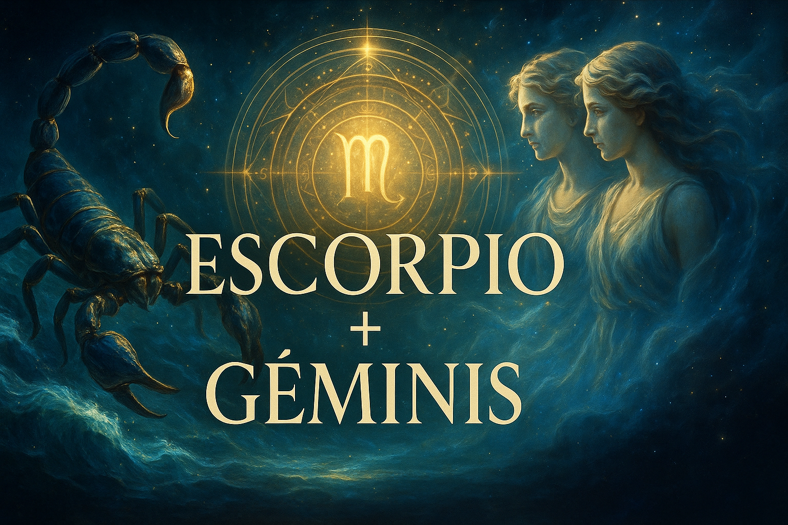 Compatibilidad zodiacal entre Escorpio y Géminis en amor y relación espiritual