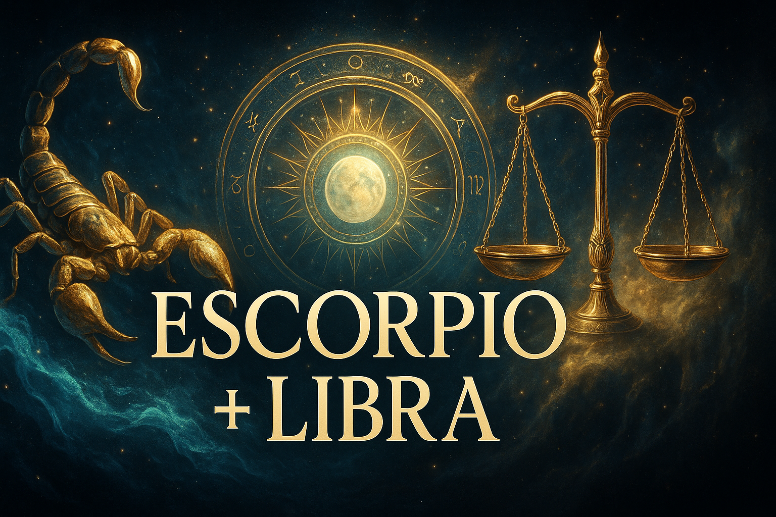 Compatibilidad zodiacal entre Escorpio y Libra en amor y relación espiritual