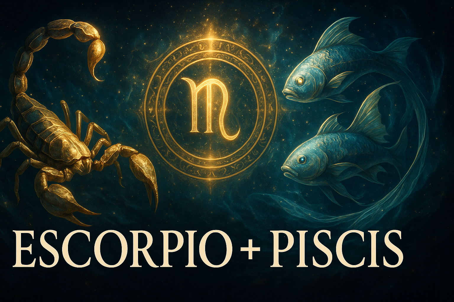 Compatibilidad zodiacal entre Escorpio y Piscis en amor y relación espiritual