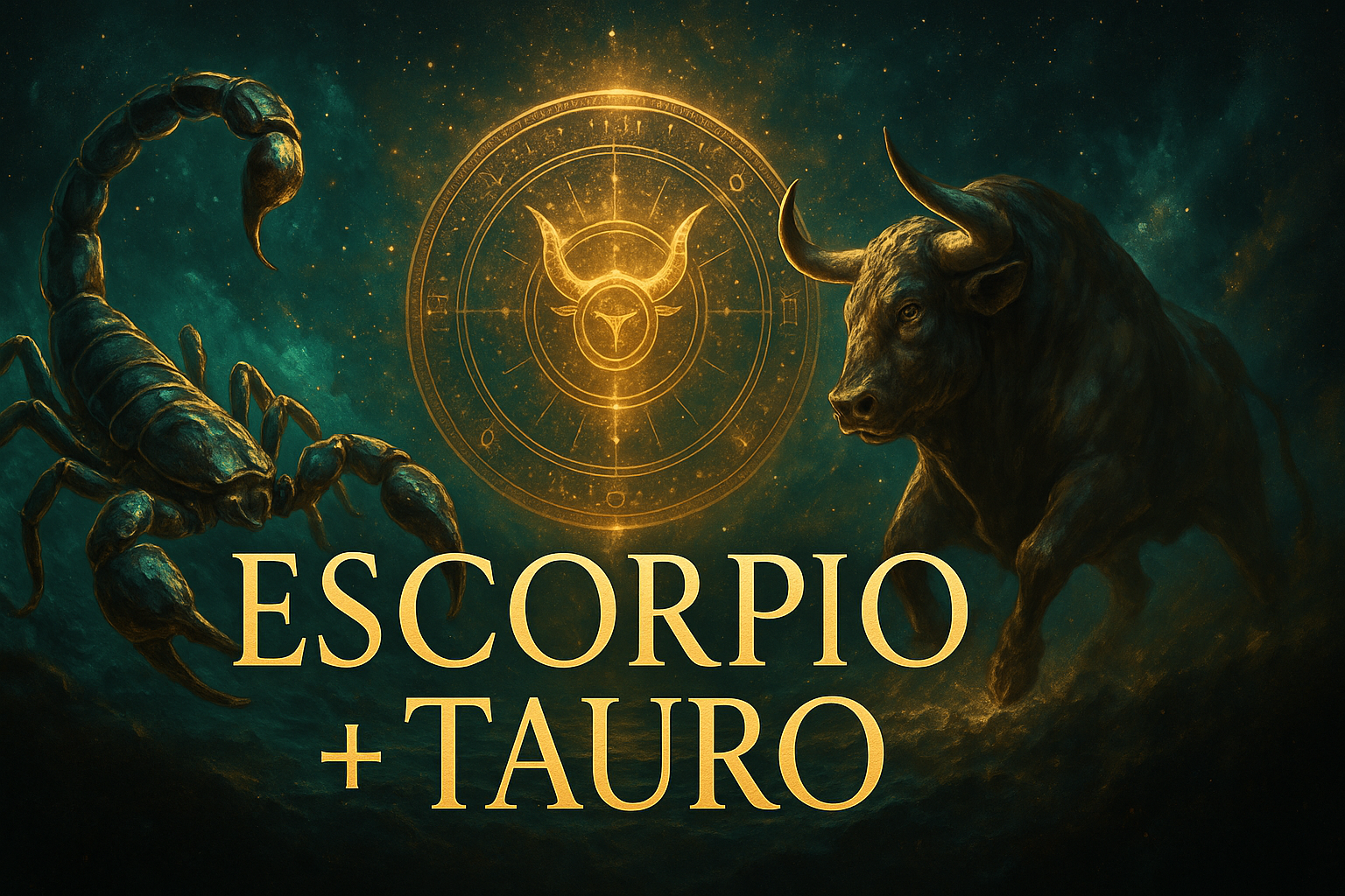 Compatibilidad zodiacal entre Escorpio y Tauro en amor y relación espiritual