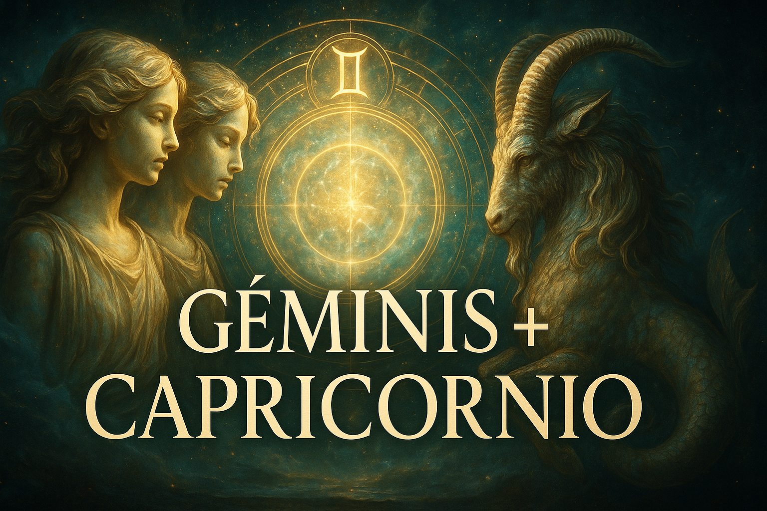 Compatibilidad zodiacal entre Géminis y Capricornio en amor y relación espiritual