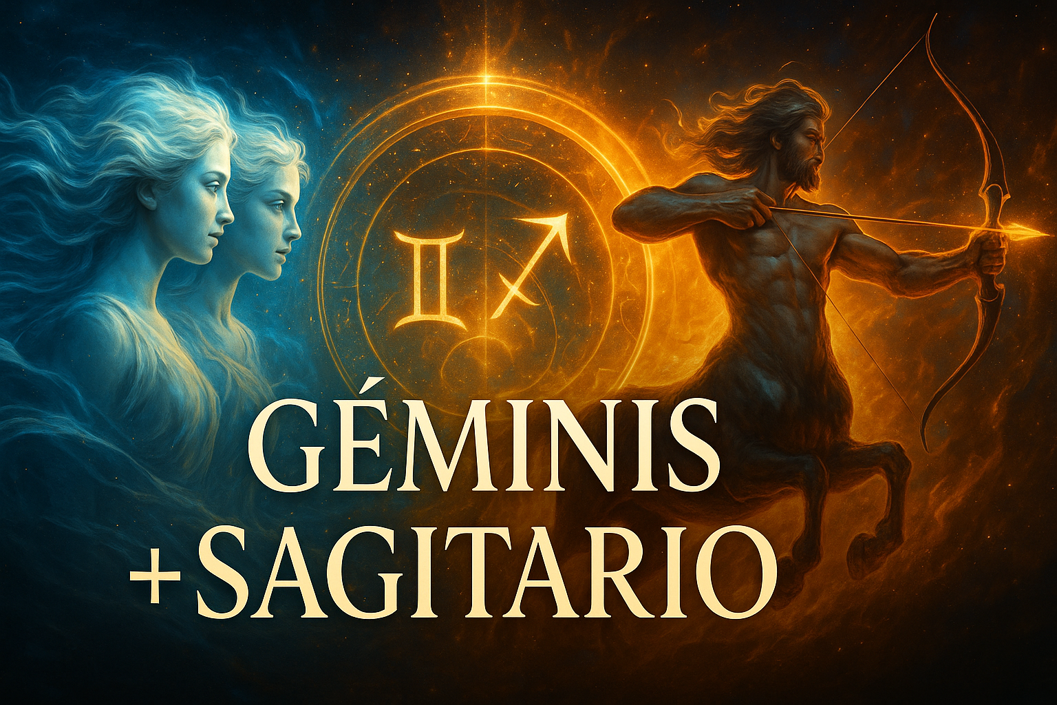 Compatibilidad zodiacal entre Géminis y Sagitario en amor y relación espiritual