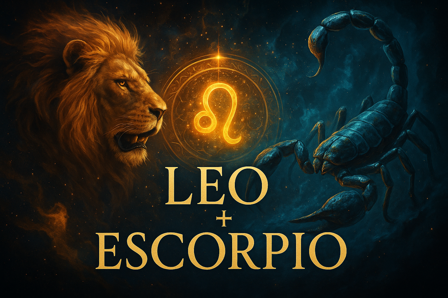 Compatibilidad zodiacal entre Leo y Escorpio en amor y relación espiritual