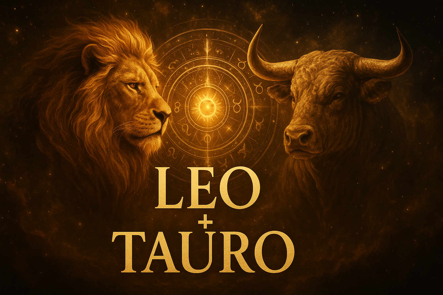 Compatibilidad zodiacal entre Leo y Tauro en amor y relación espiritual
