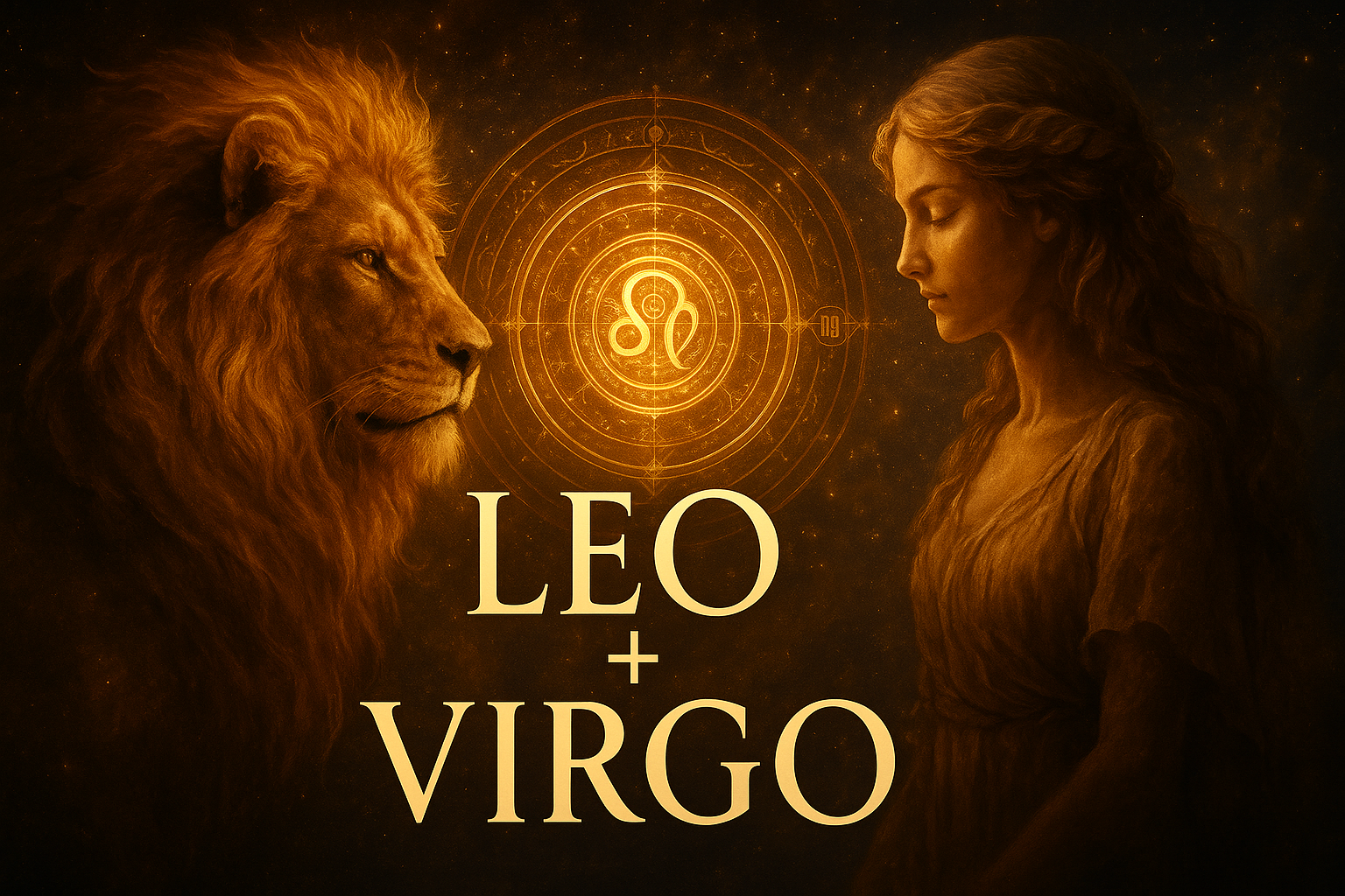 Compatibilidad zodiacal entre Leo y Virgo en amor y relación espiritual