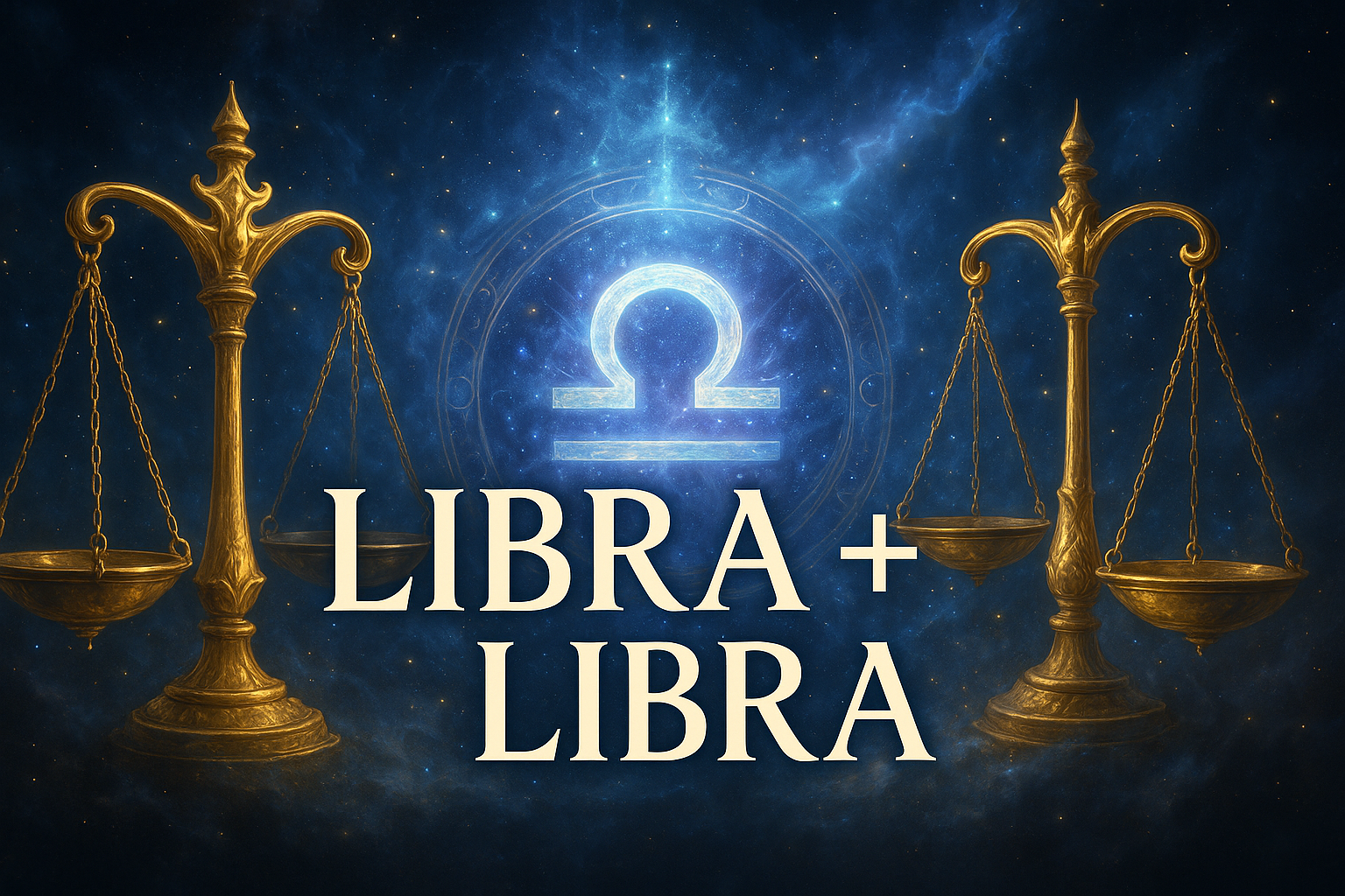 Compatibilidad zodiacal entre Libra y Libra en amor y relación espiritual