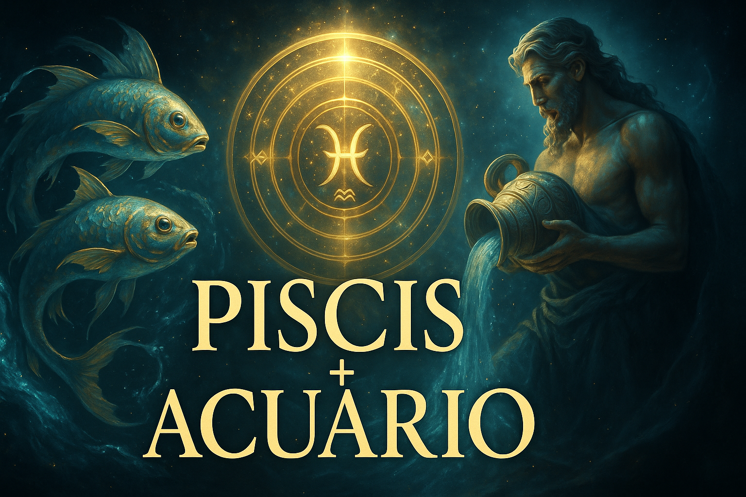 Compatibilidad zodiacal entre Piscis y Acuario en amor y relación espiritual