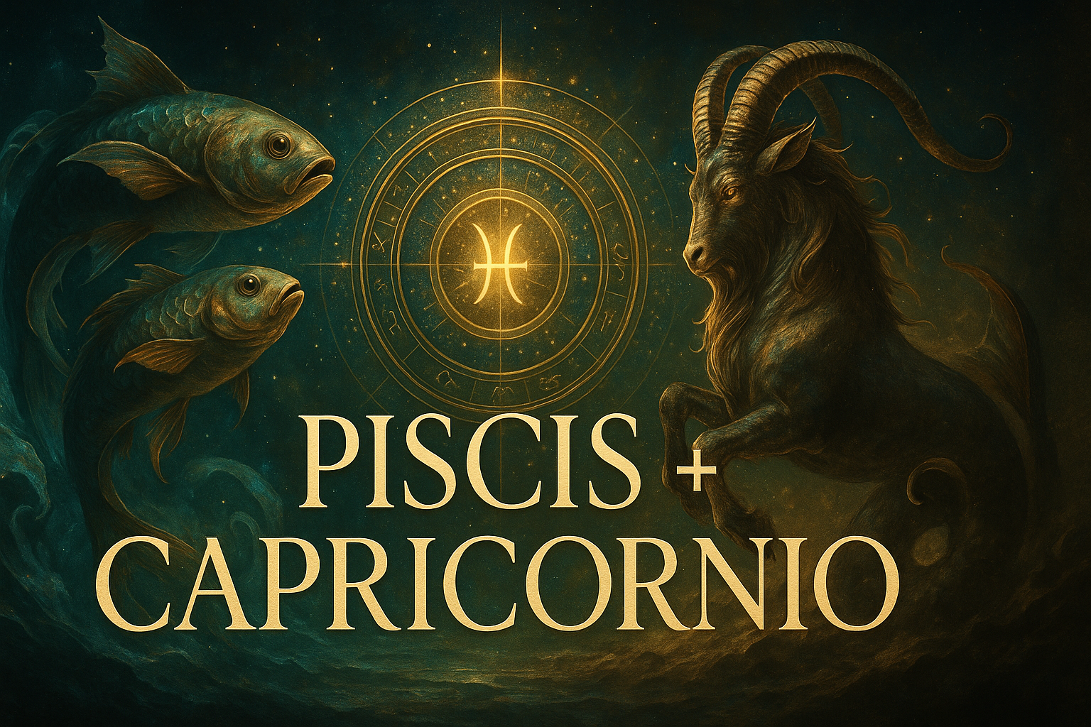 Compatibilidad zodiacal entre Piscis y Capricornio en amor y relación espiritual