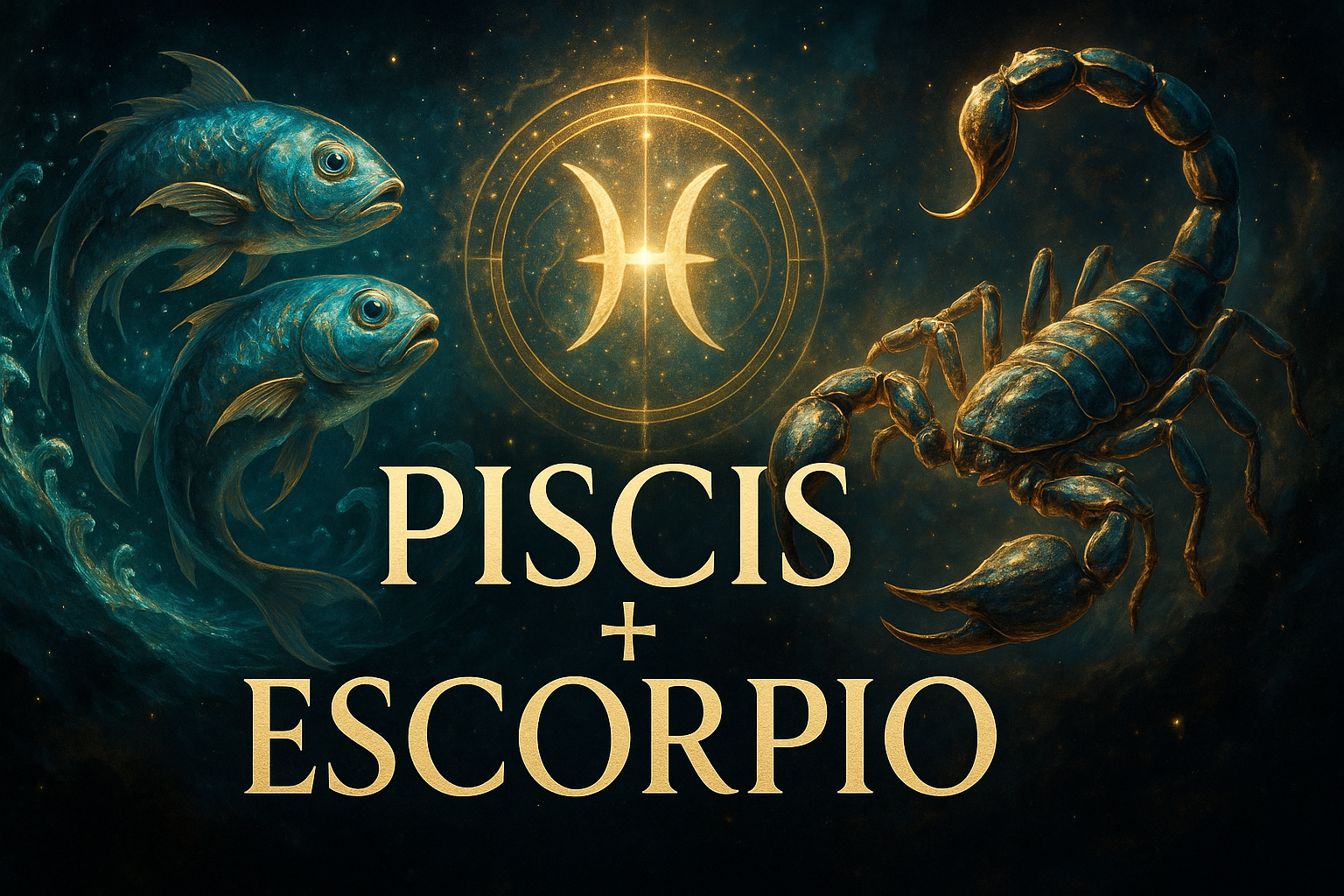 Compatibilidad zodiacal entre Piscis y Escorpio en amor y relación espiritual