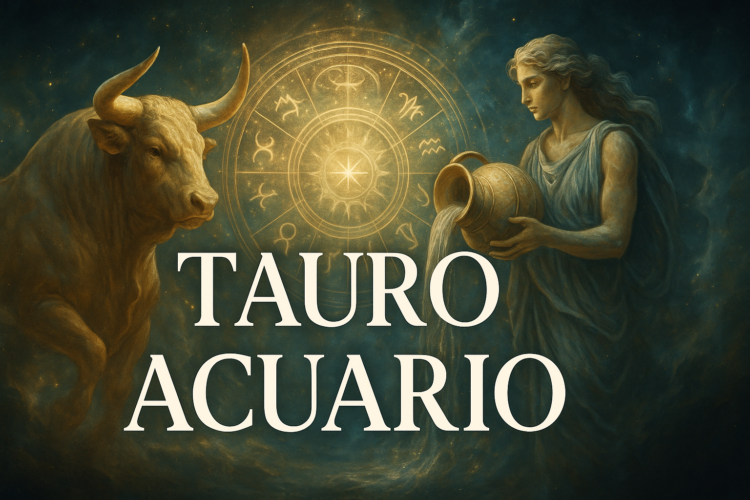 Compatibilidad zodiacal entre Tauro y Acuario en amor y relación espiritual