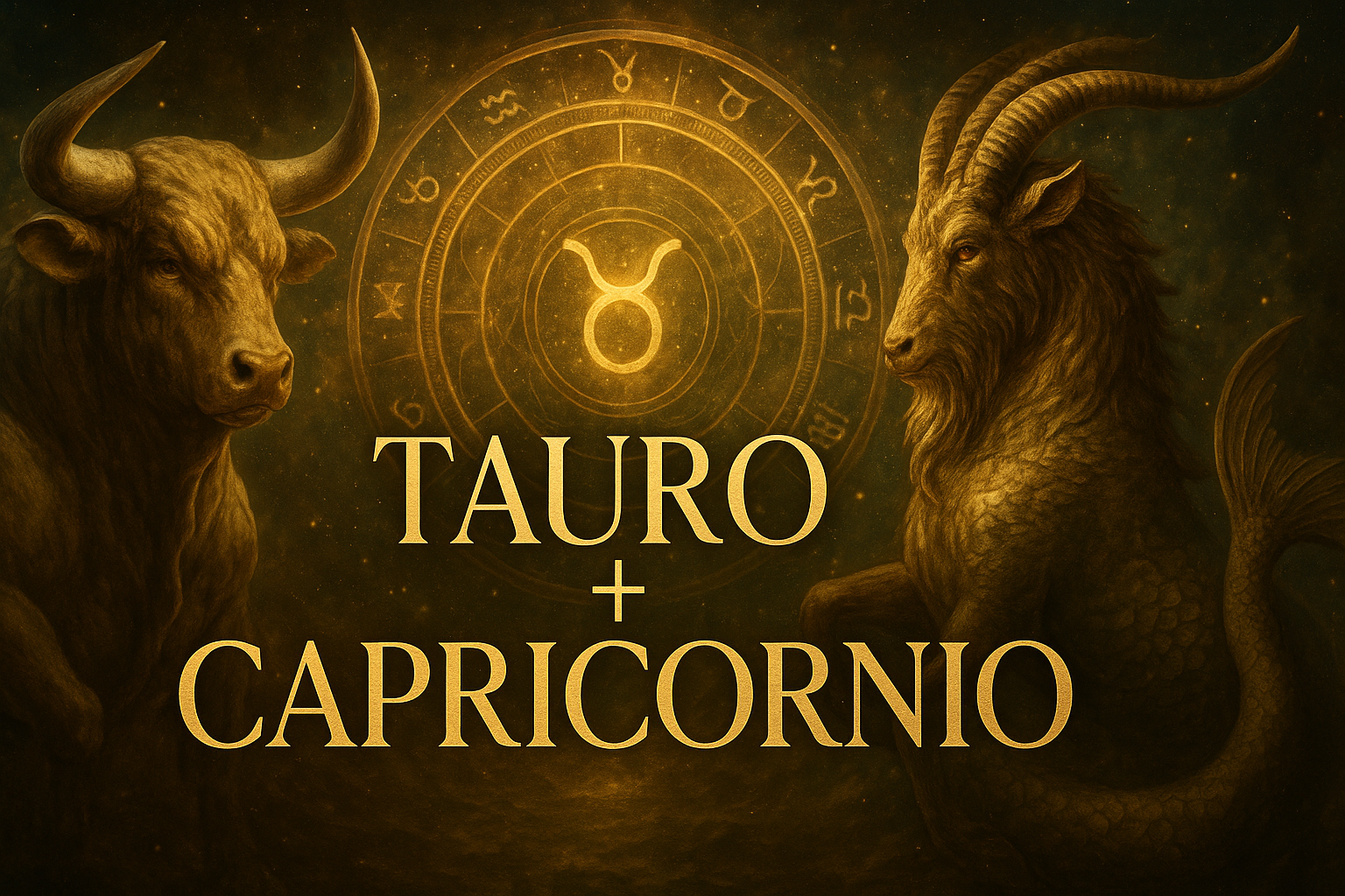 Compatibilidad zodiacal entre Tauro y Capricornio en amor y relación espiritual