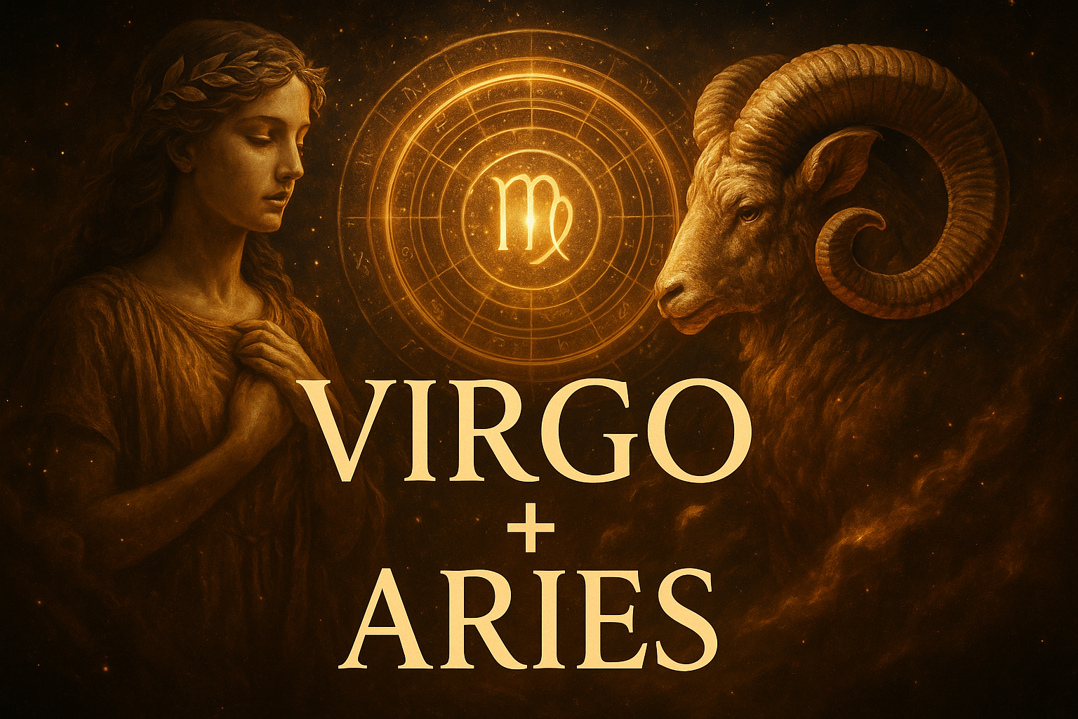 Compatibilidad zodiacal entre Virgo y Aries en amor y relación espiritual