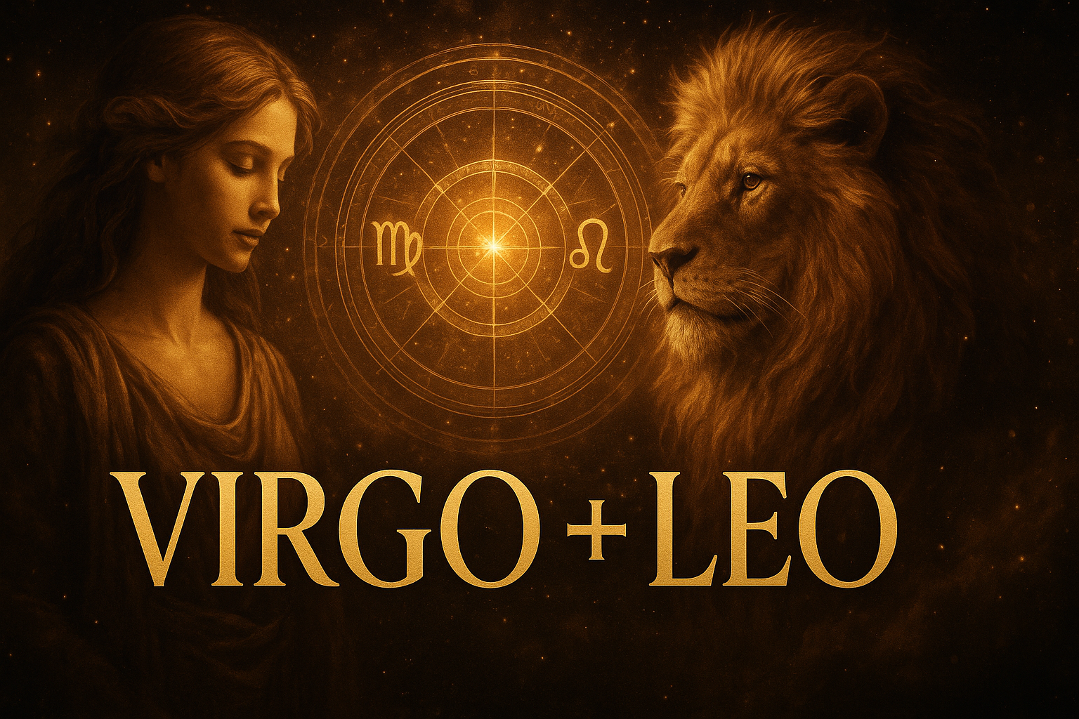Compatibilidad zodiacal entre Virgo y Leo en amor y relación espiritual